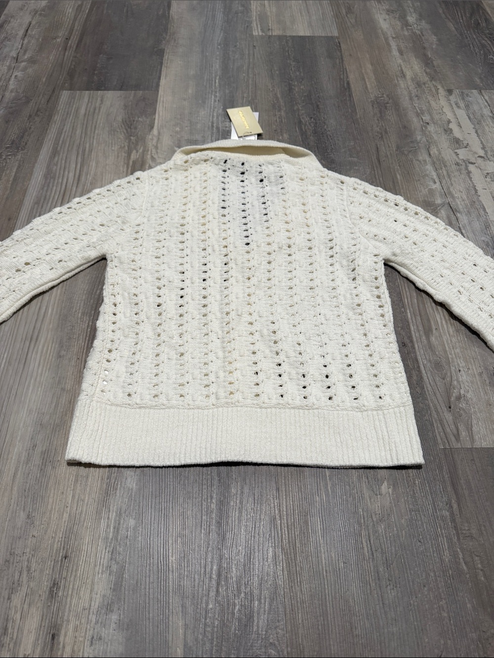 Ramy Brook Ivory Nadia Bauble Knit Cardigan - Picture 7 of 11